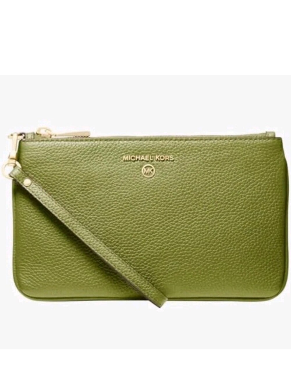 Michael Kors Olive Wristlet - Olive/Gold *FAST SHIPPING* **NWT**